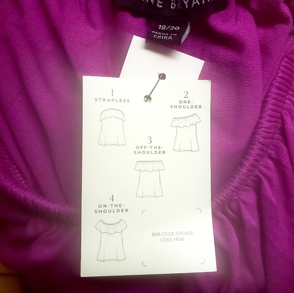 Lane Bryant Women's Top Off-The-Shoulder - Picture 8 of 8